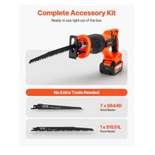 20V 3000 SPM Variable Speed 1 Inch Stroke Length Electric Reciprocating Saw with Battery Charger