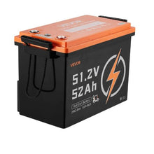 48V 52AH Lithium Golf Cart Battery with 15A Charger Lifepo4 Battery Kit Built-in 100A BMS Trolling Motors