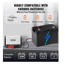 50A MPPT Solar Charge Controller 12V / 24V Auto DC Input, Solar Panel Regulator Charger with Bluetooth Module