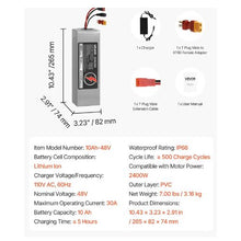 48V Electric Scooter Battery T-Plug Expansion Cable Compatible with 2400W Motors for Electric Bikes Bicycles