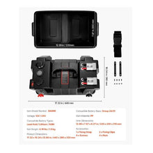 12V/24V Marine Batteries Case with PP Shell and Dual Straps,SmartBatteries Case,Suitable for Trolling Motor