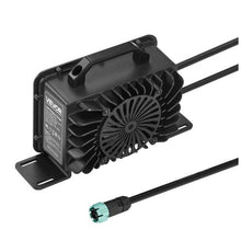 48V 18A Lithium Battery Charger with Waterproof Connector,AC-DC LiFePO4 Smart Charger