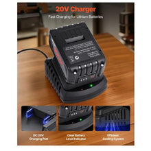 20V MAX Portable Battery and Charger Combo,4.0 Ah Lithium-Ion Battery Pack Compatible with Series Tools