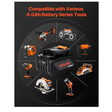 20V MAX Portable Battery and Charger Combo,4.0 Ah Lithium-Ion Battery Pack Compatible with Series Tools