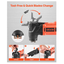 20V Oscillating Multi Tool Kit with 6 Variable Speeds 2.0Ah Battery Pack & Charger