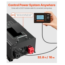 4000 Watt 24V to AC 120V Power Inverter with LCD Display Remote Control Solar Inverter