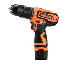 Cordless Drill Driver 5-In-1 Metal Chuck Dual-Speed Variable Drill Driver Kit with 2 Lithium Batteries and Charger