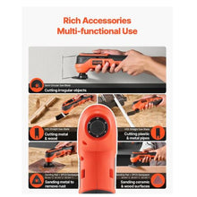 Cordless Oscillating Tool 12V Multitool Oscillating Saw Tool Variable Speeds 6000 - 17500 OPM 2.0Ah Battery Pack & Charger