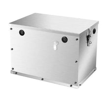 24/31 Trolling Motor Battery Box Marine Batteries Case with Rubber Grommet Cable Holes Trucks