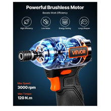 1/4 Inch 3000 RPM Max Speed 12V Brushless Motor Electric Cordless Impact Driver Kit with Battery and Charger