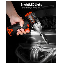 1/4 Inch 3000 RPM Max Speed 12V Brushless Motor Electric Cordless Impact Driver Kit with Battery and Charger
