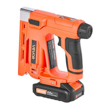 Cordless Brad Nailer 2-in-1 Nail Gun Staple Gun ncludes 1000 Pcs Staples and 1000 Pcs Nails with Battery and Charger