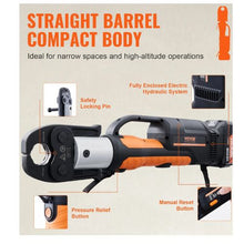 18V Electric Pipe Crimping Tool for 1/2" to 2" Stainless Steel Copper Press Tool Kit with 6 Pro Press Jaws Fast Charger & Carrying Case