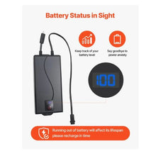 Battery Pack for Reclining Furniture with Adapter 5000 mAh Rechargeable Recliner Battery Pack with Universal 2-Pin Connector