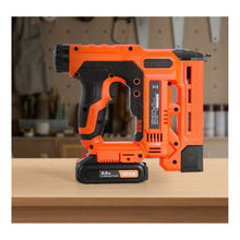 2-in-1 Nail Gun Staple Gun Includes 500 Pcs Staples and 500 Pcs Nails with Battery and Charger