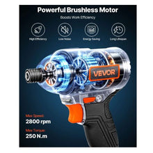 1/4 Inch 20 V Brushless Motor Electric Cordless Impact Driver Kit with Battery and Charger