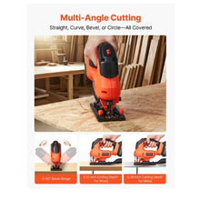20V Cordless Jig Saw 3000 SPM Blade Speed Cordless Jigsaw with Battery and Charger