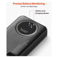 Portable Charger with Built-in Cables 10000 mAh Travel Battery Pack 6 Outputs 3 Inputs Fast Charging Power Bank