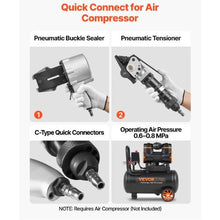 8500N 32mm Heavy-Duty Pneumatic Steel Strapping Machine Metal Strapping Tool Tensioner and Cutter Sealer