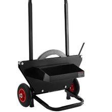 Banding Strapping Cart Fit for Steel Strapping Coils with Heavy Duty Strapping Dispenser with Rubber Wheels