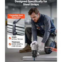 8500N 19mm Heavy-Duty Pneumatic Steel Strapping Machine Metal Strapping Tool Tensioner and Cutter Sealer