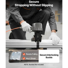 8500N 19mm Heavy-Duty Pneumatic Steel Strapping Machine Metal Strapping Tool Tensioner and Cutter Sealer