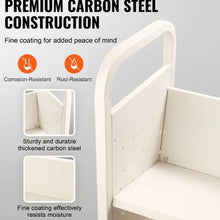 31.1" x 15.2" x 49.2" Rolling Book Cart Single Sided V-Shaped Sloped Shelves with 4-Inch Lockable Wheels for Home Shelves