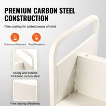 39.4" x 20.1" x 49.2" Rolling Book Cart  Double Sided W-Shaped Sloped Shelves with 4-Inch Lockable Wheels