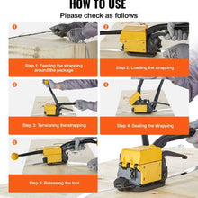 Steel Strapping Tool Manual Belt Packaging Banding Machine Packaging Metal Steel Strapping Banding Tool