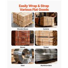 Banding Strapping Kit Heavy Duty A3 Steel Banding Sealer Tool Manual Metal Pallet Packaging Strapping Kit for Warehouse