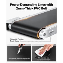Belt Conveyor 71 x 7.8 inch Conveyor Table Heavy Duty Stainless Steel Motorized Belt Conveyor for Inkjet Coding Applications Powered PVC Belt