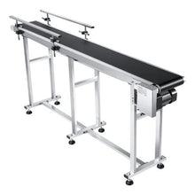 Belt Conveyor 71 x 7.8 inch Conveyor Table Heavy Duty Stainless Steel Motorized Belt Conveyor for Inkjet Coding Applications Powered PVC Belt