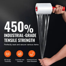 Stretch Film 5 inches x 1000 feet Industrial Strength Clear Durable Stretch Wrap Roll  Heavy Duty Shrink Film Stretch Wrap with Handles for Pallet