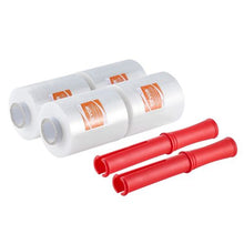 Stretch Film 5 inches x 1000 feet Industrial Strength Clear Durable Stretch Wrap Roll  Heavy Duty Shrink Film Stretch Wrap with Handles for Pallet