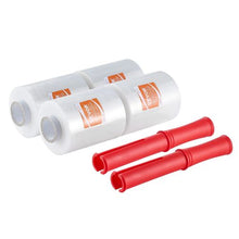 Stretch Film 5 inches x 1000 feet Industrial Strength Clear Durable Stretch Wrap Roll  Heavy Duty Shrink Film Stretch Wrap with Handles for Pallet