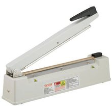 12 Inch Manual Heat Sealing Machine with Adjustable Heating Mode Aluminum Shrink Wrap Bag Sealers for Plastic Mylar PE PP Bags