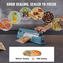 12 Inch Manual Heat Seal Machine with Adjustable Heating Mode  Iron Shrink Wrap Bag Sealers for Plastic Mylar PE PP Bags