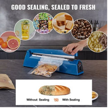 12 Inch Manual Heat Seal Machine with Adjustable Heating Mode ABS Shrink Wrap Bag Sealers for Plastic Mylar PE PP Bags