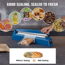 16 Inch Manual Heat Seal Machine with Adjustable Heating Mode ABS Shrink Wrap Bag Sealers for Plastic Mylar PE PP Bags