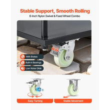 Heavy Duty Platform Truck Industrial Steel Flatbed Cart with Swivel Wheels and Handle Platform Hand Push Truck Dolly
