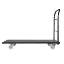 Heavy Duty Platform Truck Industrial Steel Flatbed Cart with Swivel Wheels and Handle Platform Hand Push Truck Dolly