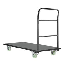 Heavy Duty Platform Truck Industrial Steel Flatbed Cart with Swivel Wheels and Handle Platform Hand Push Truck Dolly