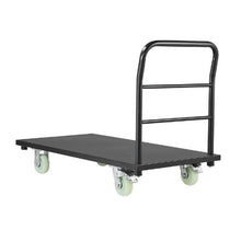 Heavy Duty Platform Truck Industrial Steel Flatbed Cart with Swivel Wheels and Handle Platform Hand Push Truck Dolly for Luggage Moving
