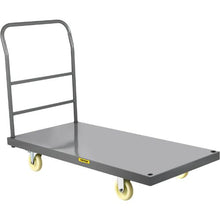 Flatbed Utility Cart Supports up to 2000 lbs Sturdy Steel Construction  Ideal for Transporting Luggage