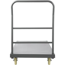 Flatbed Utility Cart Supports up to 2000 lbs Sturdy Steel Construction  Ideal for Transporting Luggage