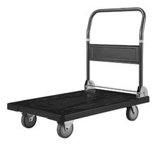 Foldable Push Cart Dolly Folding Platform Truck with Swivel Wheels Moving Platform Hand Truck Flatbed Cart
