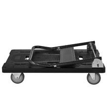 Foldable Push Cart Dolly Folding Platform Truck with Swivel Wheels Moving Platform Hand Truck Flatbed Cart