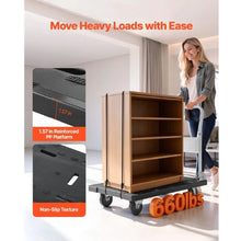 Push Cart Dolly Folding Platform Truck with Swivel Wheels Moving Platform Hand Truck Flatbed Cart for Easy Storage