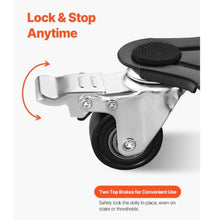Furniture Dolly Heavy Duty Furniture Movers with 5 360° Rotation Wheels Carbon Steel Panel Furniture Lift Slider Tool Set