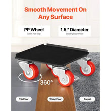 Furniture Dolly Heavy Duty Furniture Movers with 5 360° Rotation Wheels Carbon Steel Panel Furniture Lift Slider Tool Set